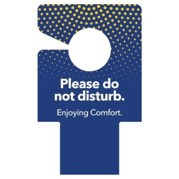 Image for Comfort® Electronic Do Not Disturb Door Tag, Case Of 100 from HD Supply
