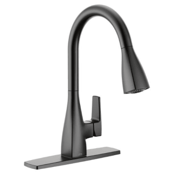 Cleveland Faucet Group® Slate 1-Handle Pulldown Kitchen Faucet In Matte Black