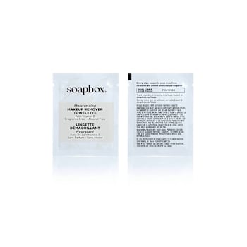 Fluent Soapbox Makeup Remover Wipes Case Of 500