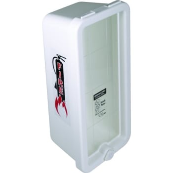 Image for Cato 5 Lb Surface-Mount Fire Extinguisher Cabinet (White) from HD Supply