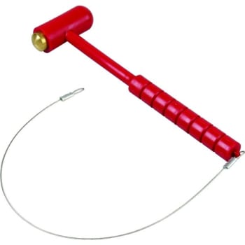 Image for Cato 2.5 in Polypropylene Fire Extinguisher Cabinet Hammer w/ Mounting Hardware (Red) from HD Supply