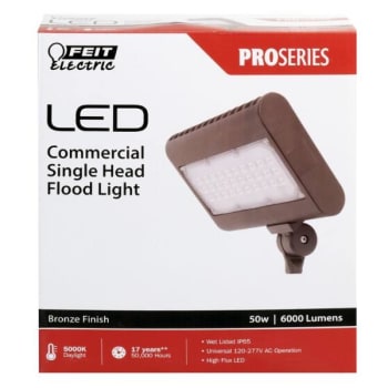 Image for Feit Electric 6000 Lumen 5000k Commercial Led Flood Light Case Of 4 from HD Supply