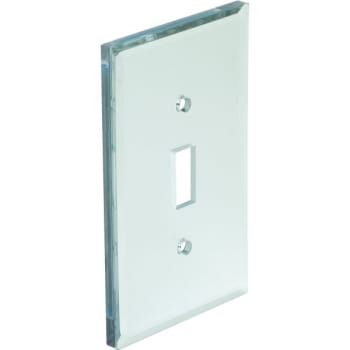 Image for American Tack & Hardware 1-Gang Acrylic Toggle Wall Plate (Mirror) from HD Supply