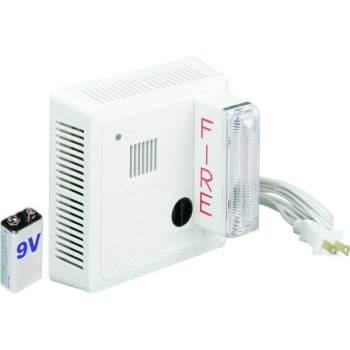 Image for Gentex® 120V AC/9V DC ADA Smoke Alarm and Line Cord from HD Supply