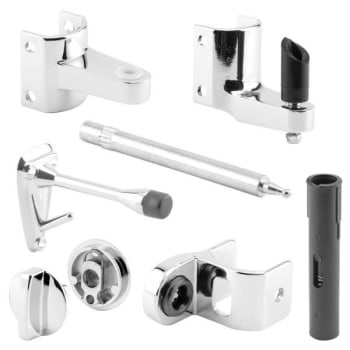 Image for Sentry Sentry Supply Door Latch Set 1-1/4inzamak Chrome Inswing Kit from HD Supply
