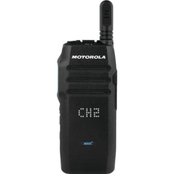 Image for Motorola TLK100 Lte Handheld Radio, Nationwide/Local Push-To-Talk, Wifi Enabled from HD Supply