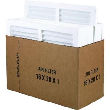 Image for 16x16x1" Pleated Air Filter Merv 6 Box Of 12 from HD Supply