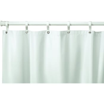 Image for Hooked Style 6 Gauge Shower Curtain 72 X 72" White Case Of 12 from HD Supply