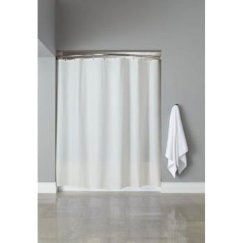 Image for Hooked Style 10 Gauge Shower Curtain 72 X 72" White Case Of 12 from HD Supply