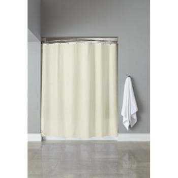 Image for Hooked Style 10 Gauge Shower Curtain 72 X 72" Beige Case Of 12 from HD Supply