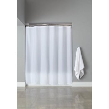 Image for Hooked Style Englewood Shower Curtain 72 X 72" White Case Of 12 from HD Supply