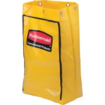 Image for Rubbermaid 24 Gallon Vinyl Janitor Cart Replacement Bag (Yellow) from HD Supply
