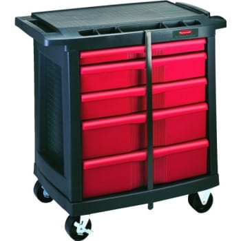 Image for Rubbermaid 33 X 19 X 32" 5-Drawer Work Utility Cart from HD Supply