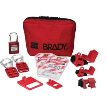 Image for Brady® Personal Lockout Kit- Electrical, Storage Container Red from HD Supply