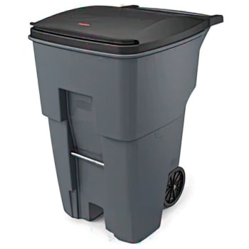 Image for Rubbermaid Brute 95 Gallon Rollout Trash Can w/ Lid from HD Supply