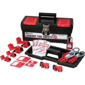 Brady® Personal Breaker Lockout Toolbox Kit With 3 Safety Padlocks