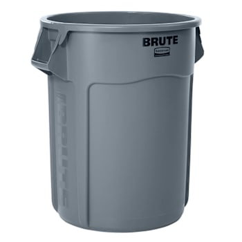 Rubbermaid Commercial BRUTE 55 Gallon Trash Can (Gray)