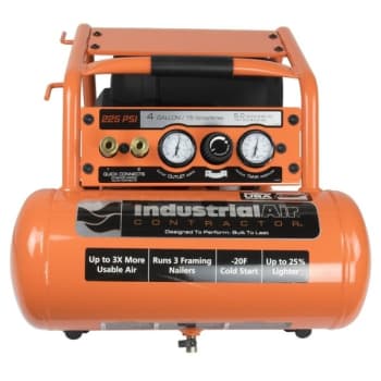Image for Industrial Air™ Contractor 4 Gallon 225 Psi Pro Crew Air Compressor from HD Supply