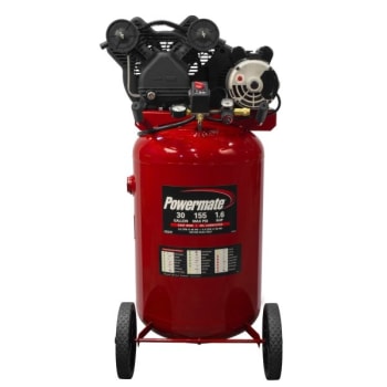Image for Powermate® 1.6 Hp 30 Gallon Vertical Portable Compressor from HD Supply