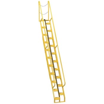 Vestil 56° Alternating Treads 97-1/2" For 17-Steps Ladder