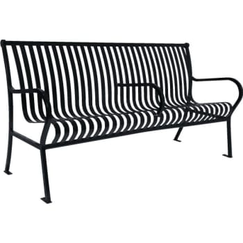 Image for Ultrasite® 6' Hamilton Bench With Black Slats from HD Supply