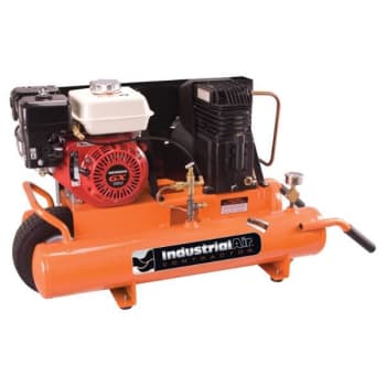 Industrial Air 5.5 Hp Cast Iron Pump, 8 Gallon Wheelbarrow Compressor