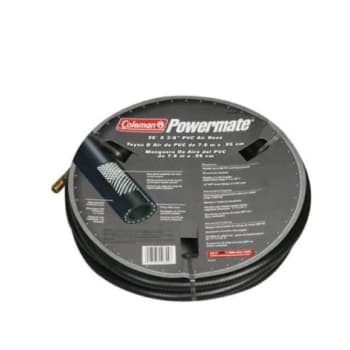 Image for Powermate  25' X 3/8 Black 200 Psi Pvc Air Hose from HD Supply