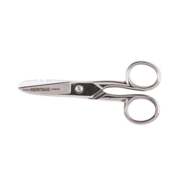 Image for Klein Tools® G100cs Carbon Steel Electrician Scissor 5.25" W/stripping Notches from HD Supply