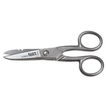 Image for Klein Tools® Stainless Steel Electrical Scissors 5.25" W/Serrated Teeth from HD Supply