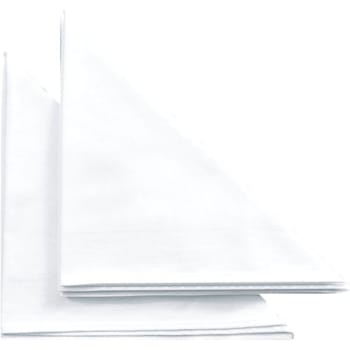 Napkin, Spun Polyester, 20x20, White Case Of 120