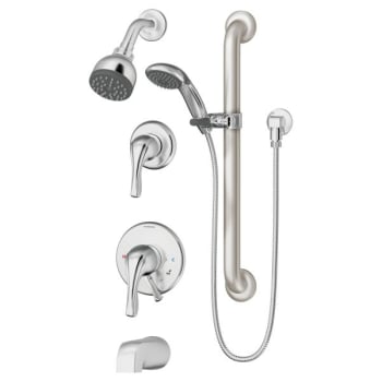 Symmons® Origins™ Tub/Shower/Hand Shower Trim Only, 2.5 GPM, Chrome