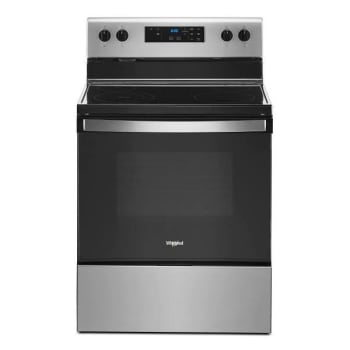 Image for Whirlpool® 30 In.smooth Electric Range With Manual Clean In Stainless Steel And Black from HD Supply