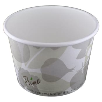 Empress Earth Pla Lined Paper Food Container 16 Oz, Case Of 500