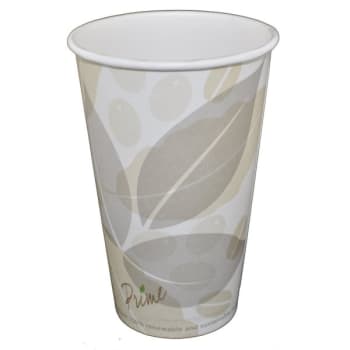 Empress Earth PLA lined Hot Cup 16 oz, Case Of 1000