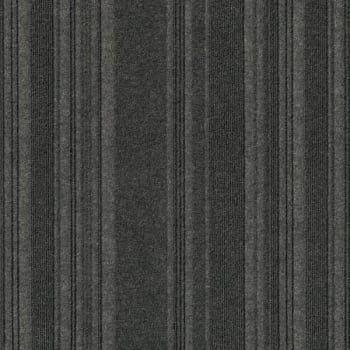 Foss Floors Premium Self-Stick Couture Black Ice Carpet Tiles, Case Of 15