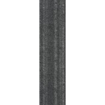Foss Floors Premium Self-Stick Couture Sky Grey Carpet Tile Planks, Case Of 16