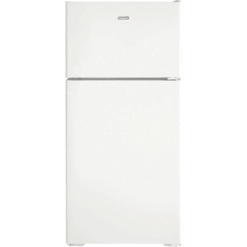 Image for Hotpoint 15.6 Cubic Feet Top Freezer Refrigerator, White, Optional Icemaker 501233 from HD Supply
