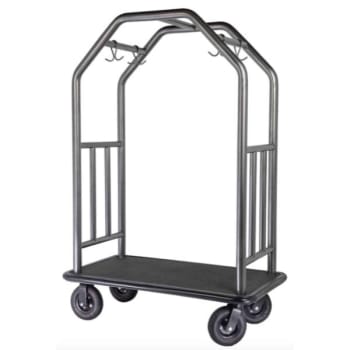 Image for Hospitality 1 Source Coastal Bellman's Cart With Rubber Mat Deck from HD Supply