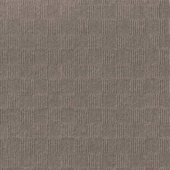 Foss Floors Premium Self-Stick Crochet Taupe Carpet Tiles, Case Of 15