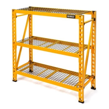 Image for Dewalt 4-Foot Tall, 3 Shelf Steel Wire Deck Industrial Storage Rack from HD Supply