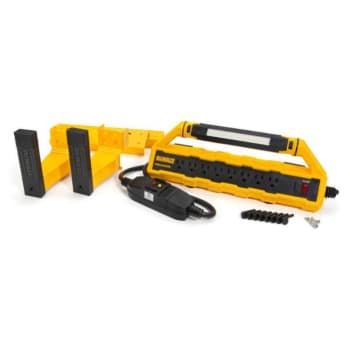 Image for Dewalt 15-Amp Gfci Power Station With Detachable Work Light And Cord Minder Kit from HD Supply