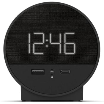 Image for Nonstop Station O Hotel Alarm Clock In Black from HD Supply