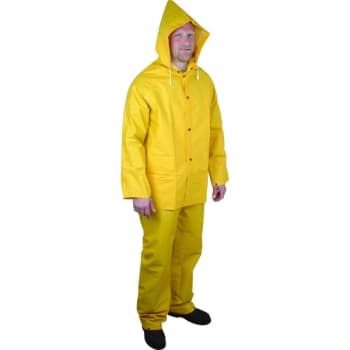SAS Safety® 3-Piece Yellow Rain Suit X-Large