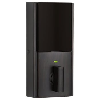Kwikset Smartcode Venetian Bronze Single Cylinder Keyless Entry Electronic Smart Deadbolt With Zigbee Technology