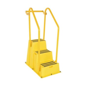 Image for Vestil Step Poly Nest 3 Step Yellow With Hand And Back Rail from HD Supply