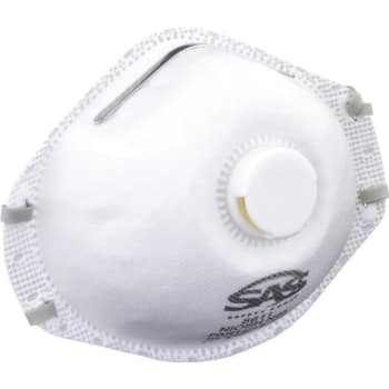 SAS Safety® N95 Particulate Respirator, Double Head Straps, Package Of 10