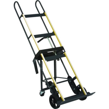 Milwaukee Appliance Hand Truck, Steel, Retractable Wheels, Tilt-Back Feature