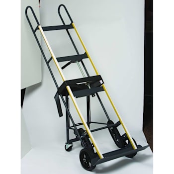 Milwaukee Appliance Hand Truck, Steel, Retractable Wheels, Tilt-Back Feature