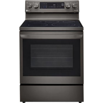 Image for Lg 6.3-Cu Ft Electric Smart Range, Black Stainless Steel from HD Supply