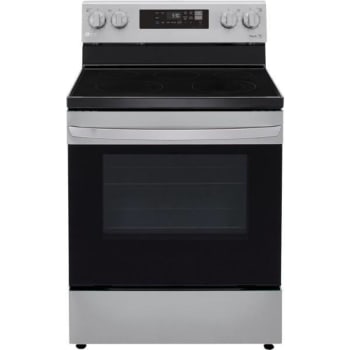 LG 6.3 Cu Ft Electric Smart Range With Easy Clean, Stainless Steel